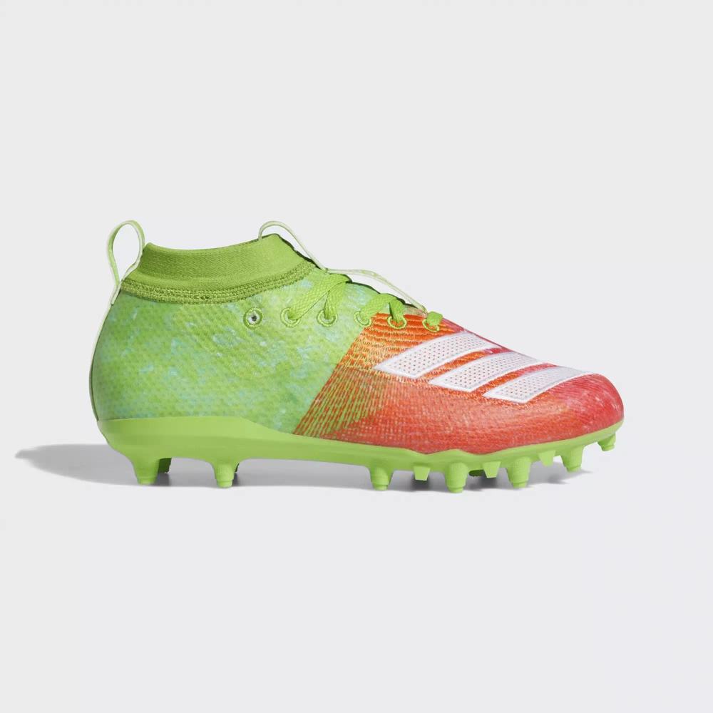 Adidas Adizero 8.0 Tacos de Futbol Verdes Para Niña (MX-81646)